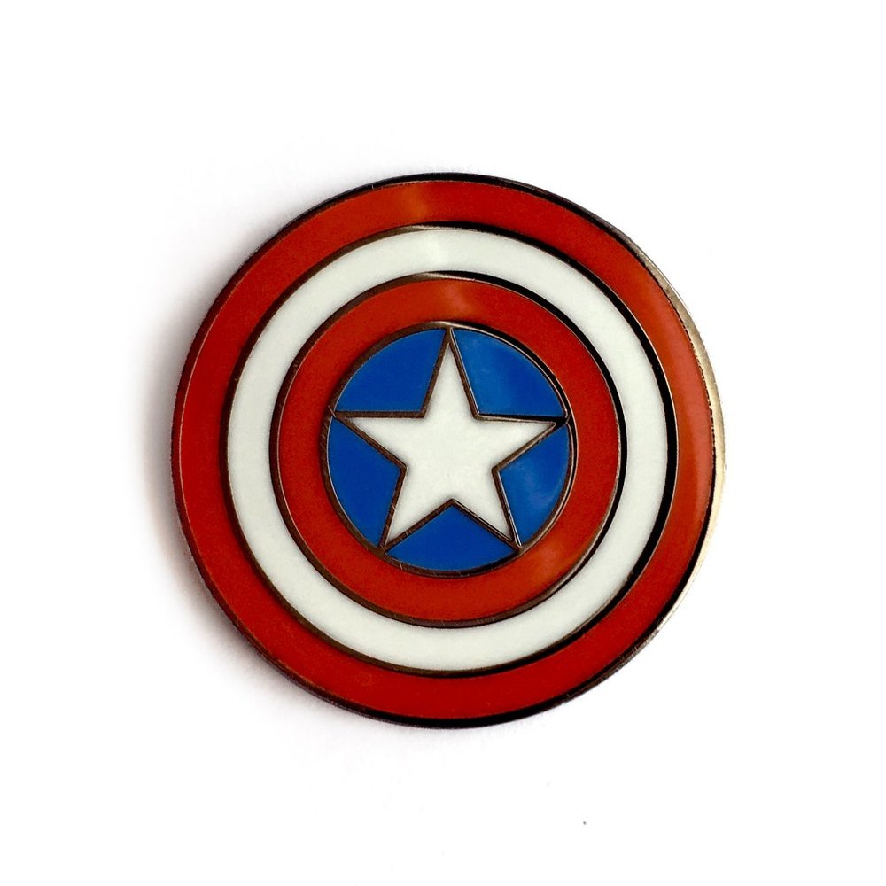 Captain America Avengers Enamel Pin (Brand New!)